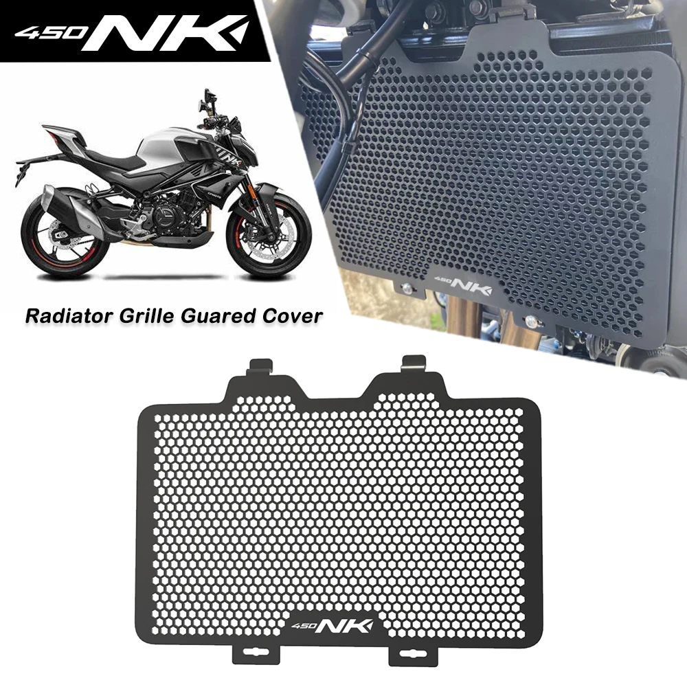 

Motorcycle Accessories Radiator Grill Guard Oil Cooler Guard Cover For CFMOTO 450NK 450 NK 450nk nk450 2023 2024 CF MOTO 450-NK