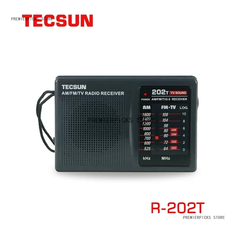 TEC-SUN R-202T AM/FM/TV جيب راديو استقبال المدمج في المتكلم الإنترنت راديو محمول FM/FM/TV جيب ريترو راديو Tescun R202T #1