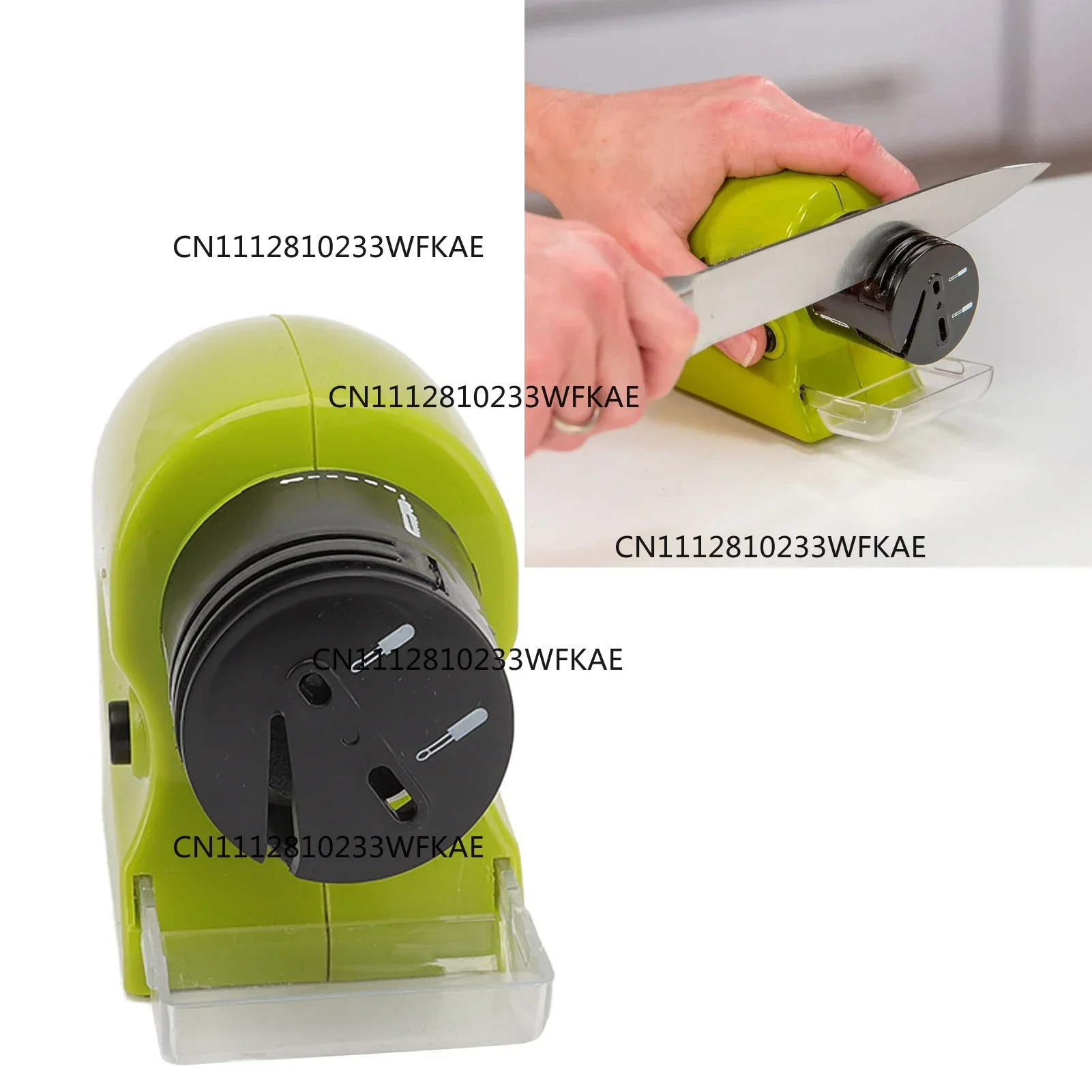 2pcs  Household electric knife sharpener, kitchen knife sharpener