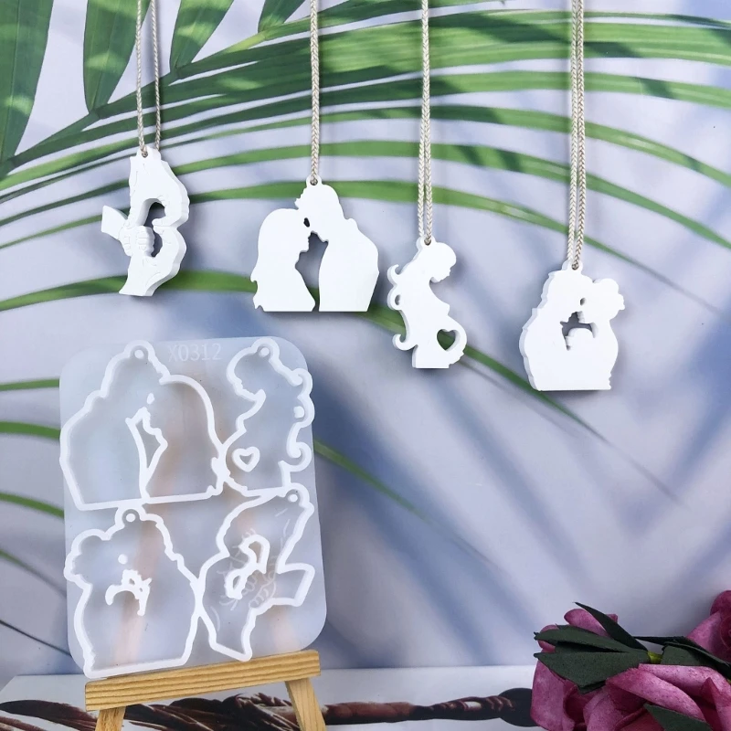 Flexible Silicone Moulds for Unique Family Pendant Portable Accessory for Customes Home Decoration Projects