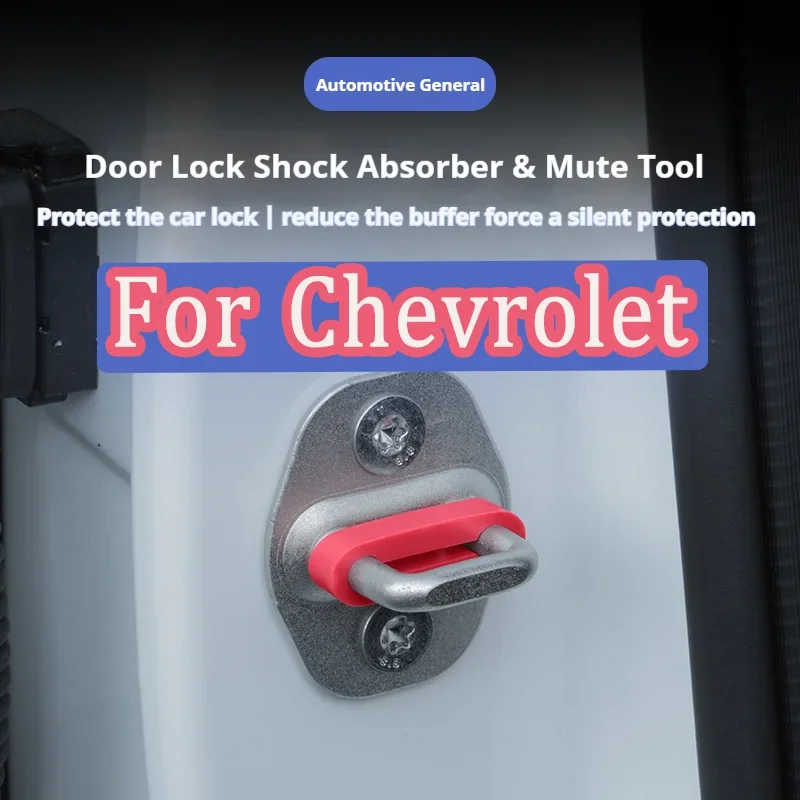 Sound Damper Door Lock Buffer For Chevrolet Cruze Malibu Trax Silverado Camaro Tahoe Rattling STOP Soundproof Deaf Seal Deadener
