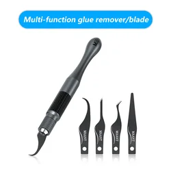 MaAnt Mobile Phone Repair Black CPU NAND Glue Removal Blade Chip Scraper Pry Knife Motherboard Chip Shovel Carving Tools