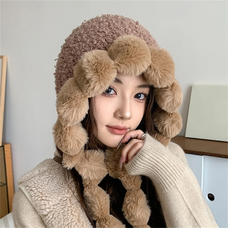 Sophisticated Unisex Hats Outdoor Fuzzy Winter Hat Handmade Protable Hat Suitable for Office Workers Drop shipping