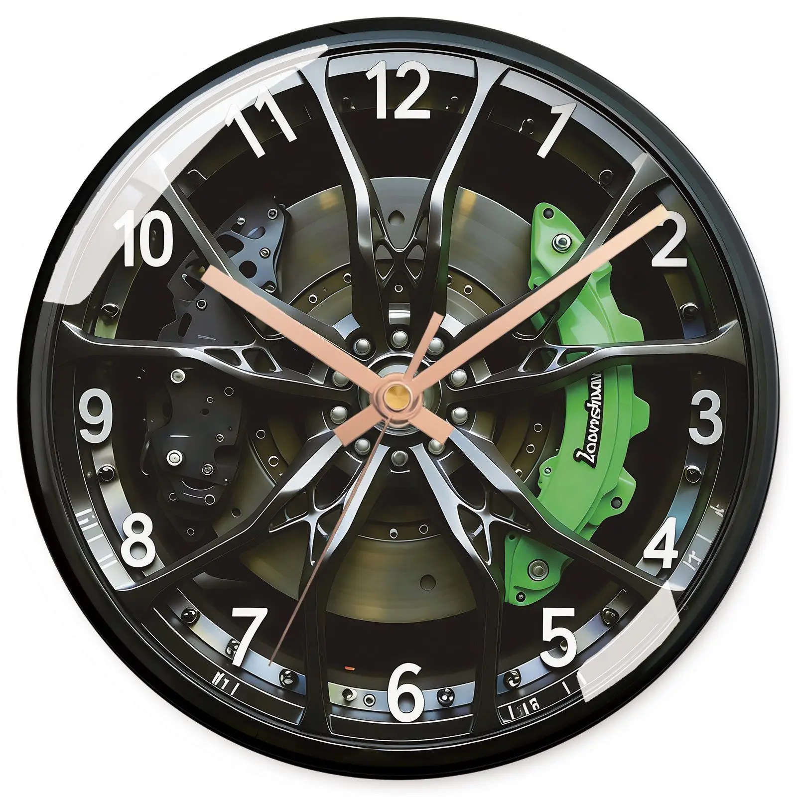 Original 14inch Silent Clock Wall Gear Living Room Creative Clocks