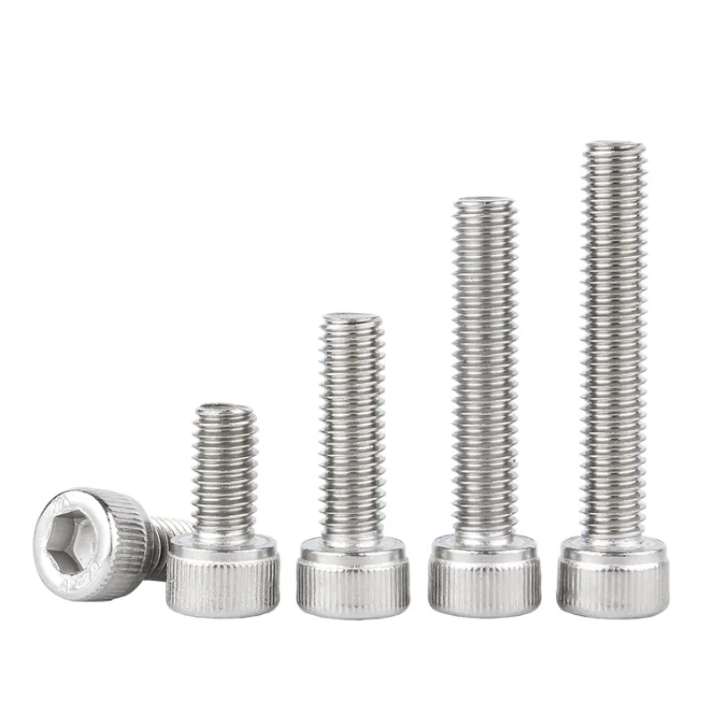 Hexagon Socket Head Screws M1.4 1.6 M2 M2.5 M3M4 304 Stainless Steel Hexagon Hex Socket Cap Head Bolt Screw Metric Thread Screws