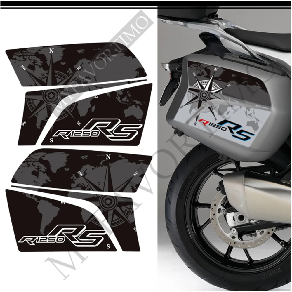 Motorstickers Stickers Kuip Spatbord Tank Pad Protector Kofferbak Kofferbakkoffer Koffers Voor Bmw R1250rs R 1250 Rs R1250