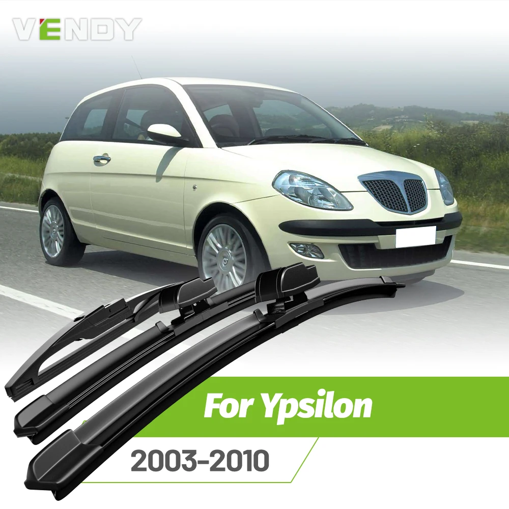 Front & Rear Wiper Blades Set For Lancia Ypsilon 2003-2010 Windshield Windscreen Window Rain Brushes 24