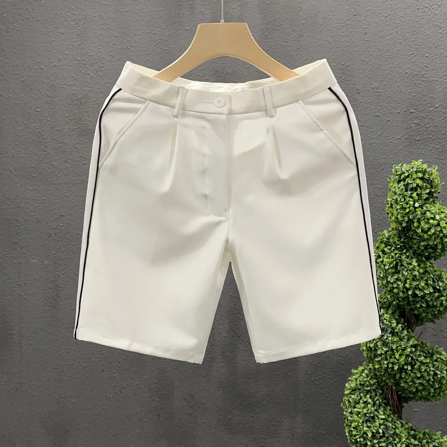 

Мужские короткие брюки с карманами, обтягивающие новинки, модная стильная винтажная уличная одежда, летние горячие предложения, дизайнерские роскошные мужские шорты