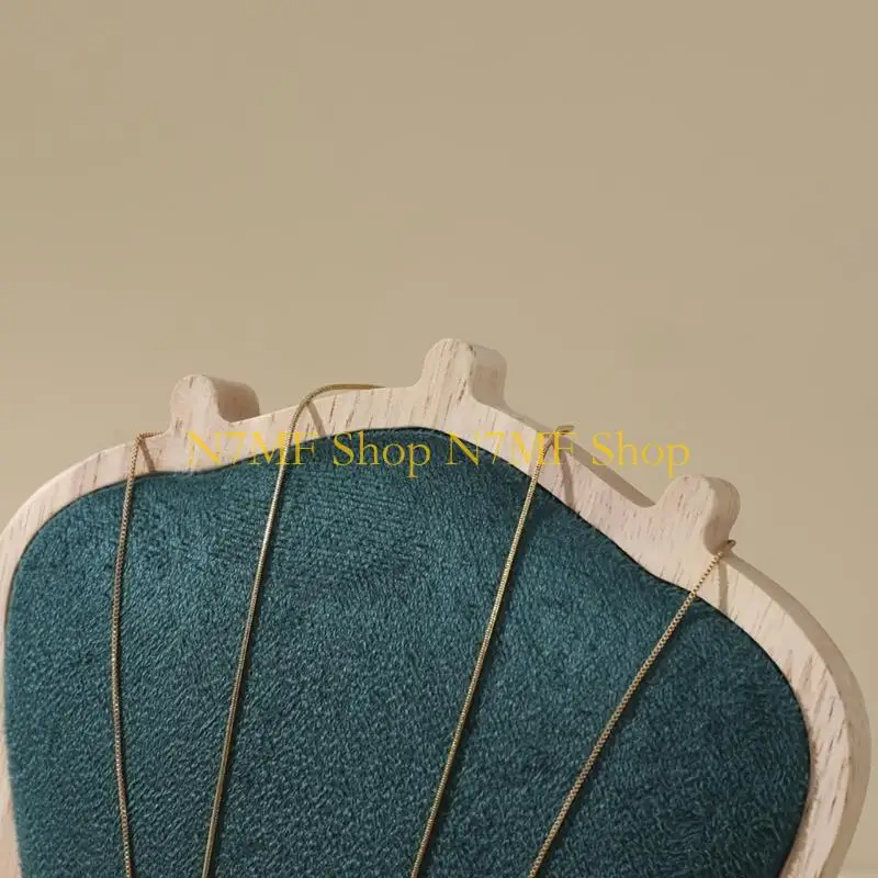 

N7MF Элегантные подставки для ожерелья Удобная подставка для ювелирных изделий из дерева для хранения ожерелий и аксессуаров