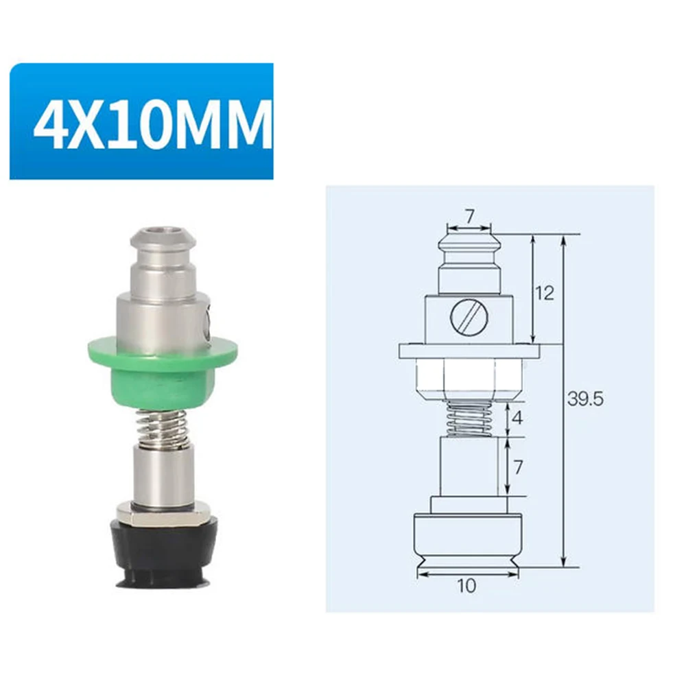 SMT Nozzle Oval Silicone Vacuum Suction Cup Anti-static M5 Internal Thread 4X10 20 30MM 5x10 20 30mm For JUKI SMT Mounter Nozzle