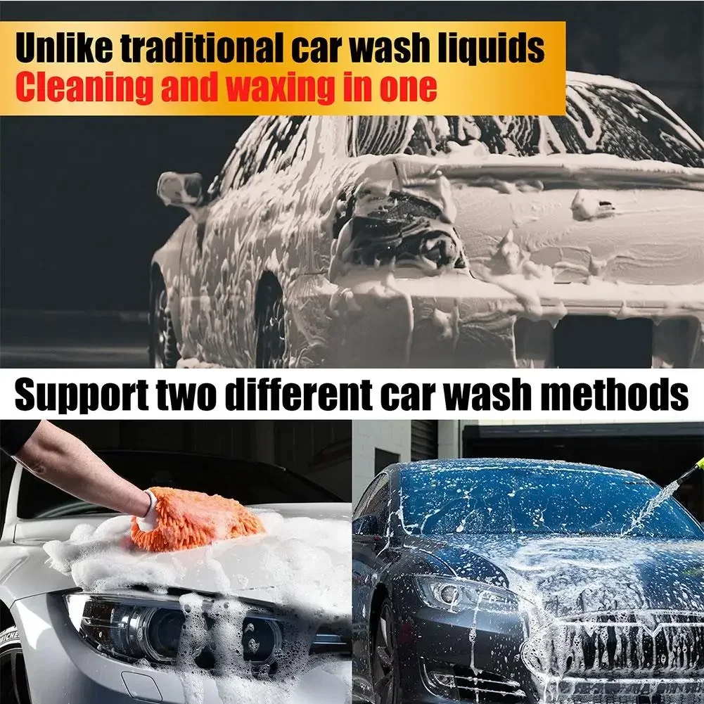 100ml Car Concentrated Coating Wax Water Strong Decontaminational Active Care Wash Shampoo Car Cosmetics Vehicle Foam C3H1 images - 6