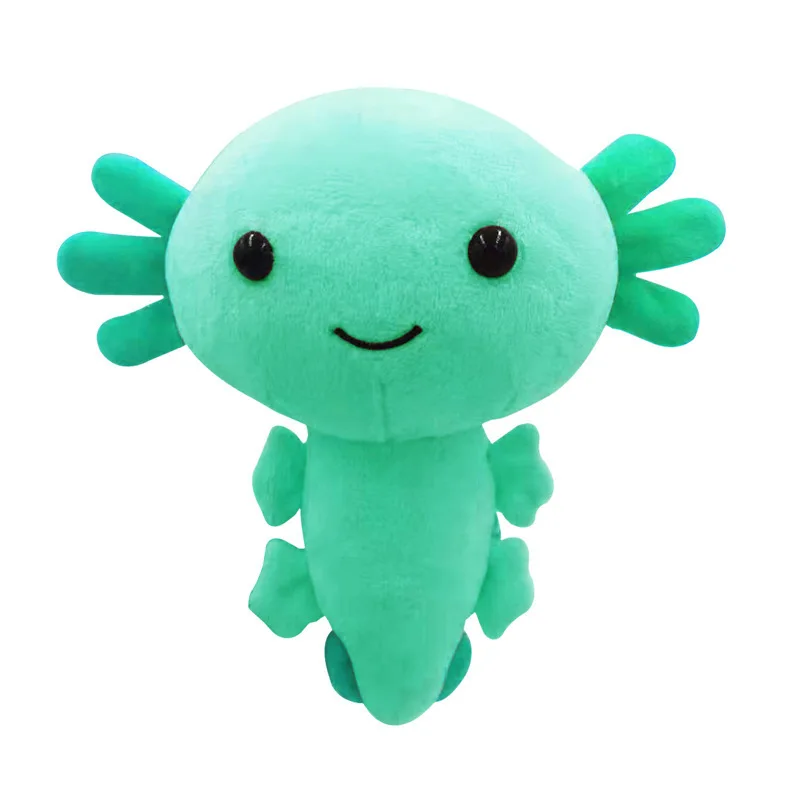 7PCS Kawaii Salamande Plush Toy Soft Stuffed Animals Plushie Halloween Axolotl Doll Baby Sleeping Pillow Kids Girls Gift