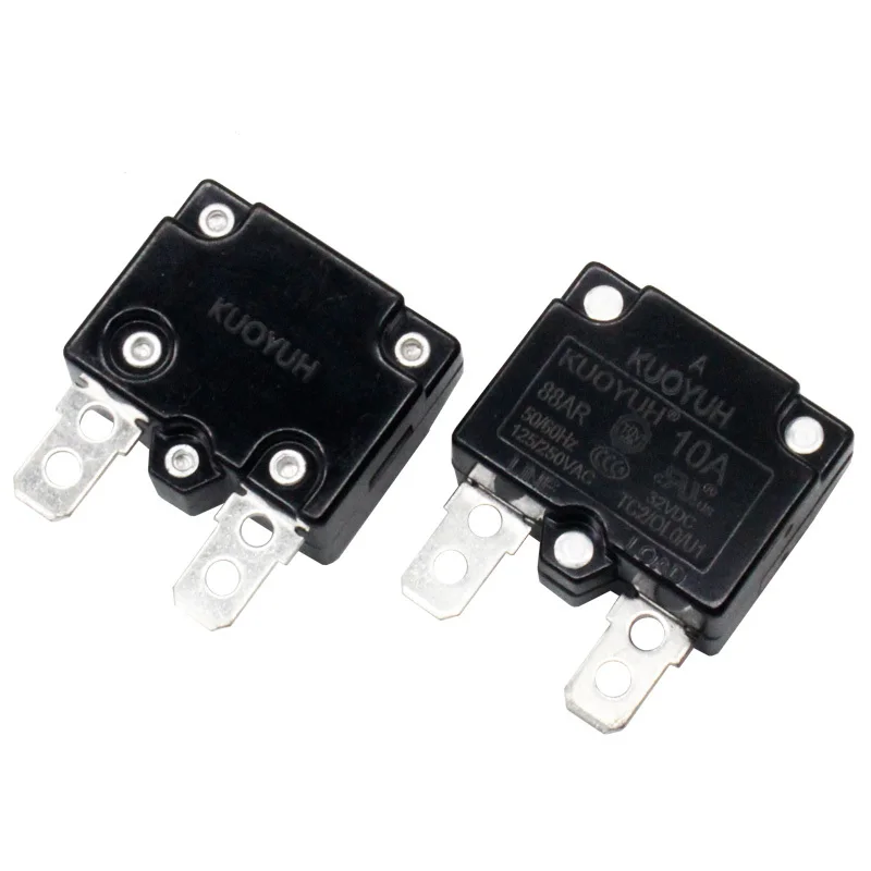 

1PCS Kuoyuh 88Ar Series 3A 5A 6A 7A 8A 9A 10A15A16A17A18A20A25A30A Auto Recloser Battery Protector Self Reset Circuit Breaker