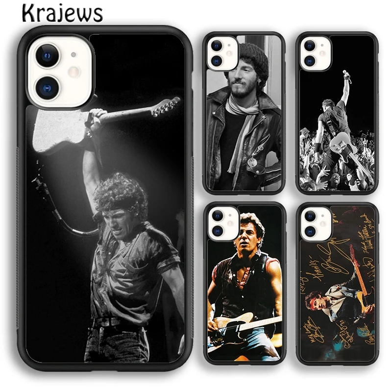 Bruce Springsteen Star Phone Case Cover For iPhone 16 15 14 plus XS XR 11 12 mini 13 pro max coque Shell Fundas