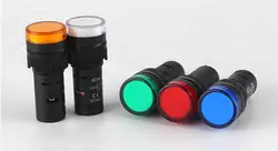 1PCS AD16-16C LED Power Indicator 16mm 12V/24V/36V/110V/220V/380V Signal Light