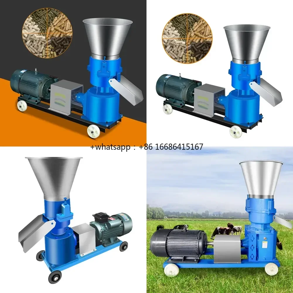 2025 Manufacturer's Hot-Selling Cattle and Sheep Feed Pellet Machine Stainless Steel Farm Grass Pellet Machine
