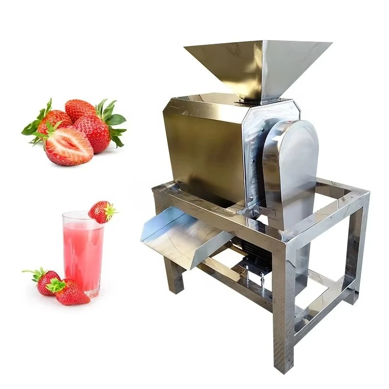 Large Capacity Fruit and Vegetable Pulper / Blueberry Pulper / Mango Puree Pulp Extraction Machine