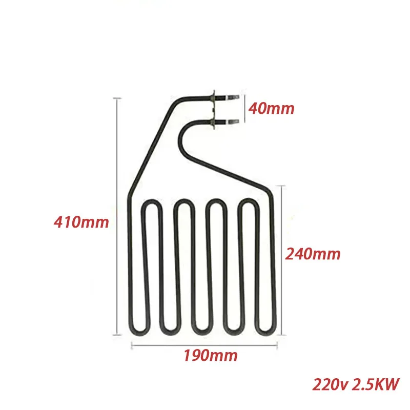 220V Stainless Steel Oven Heater Hot Air Heater Electric Heating Element for Sauna/Oven/Stove/Furnace