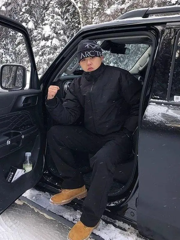 

Men's Bomber Jaet down Winter Warm Tee-Proof Flight Cotton Thiened Outerwear Ci Casual Sle Regular Fit Long Sve