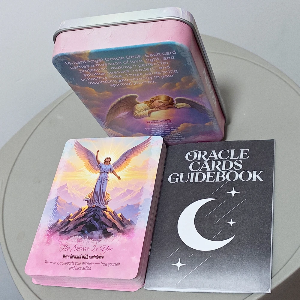 angels-guidance-oracle-deck-44-cartas-com-guia-cartas-de-adivinhacao-inspiradoras-de-115-8cm-em-caixa-de-metal-para-crescimento-espiritual