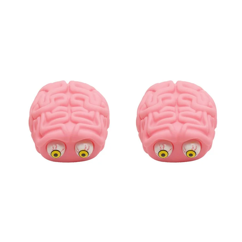 

ODIES-2X Flippy Brain Squishy Eye Popping Squeeze Fidget Cool Stuff Prank Gadgets Stress Relief Сенсорный СДВГ Аутизм