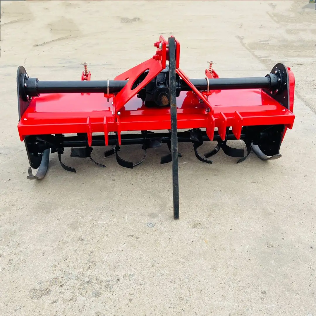 

Tractor mounted rotary tiller