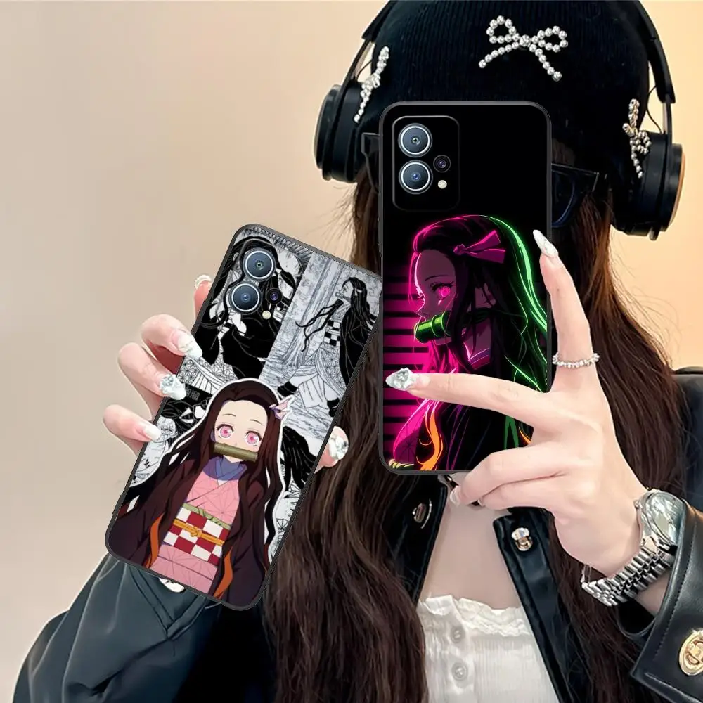 Demon Slayer Anime Nezuko Phone Case for Huawei P60 P50 P40 P30 P20 P10 P9 P8 Pro Lite Plus Colour Protective Cover Smartphone