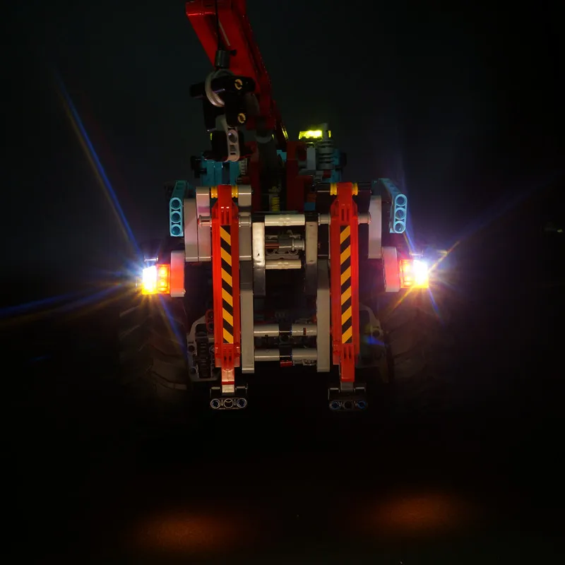LED Lighting Set Suitable for LEGO Technic 6x6 All Terrain Tow Truck 42070 (Not Including Building Blocks)