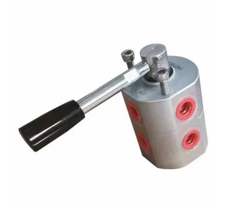 1pcs Manual Rotary Valve DF6VIEG3/8 Hydraulic Switching Valve DF6VIEG1/2 Two-position Six-way Directional Grader