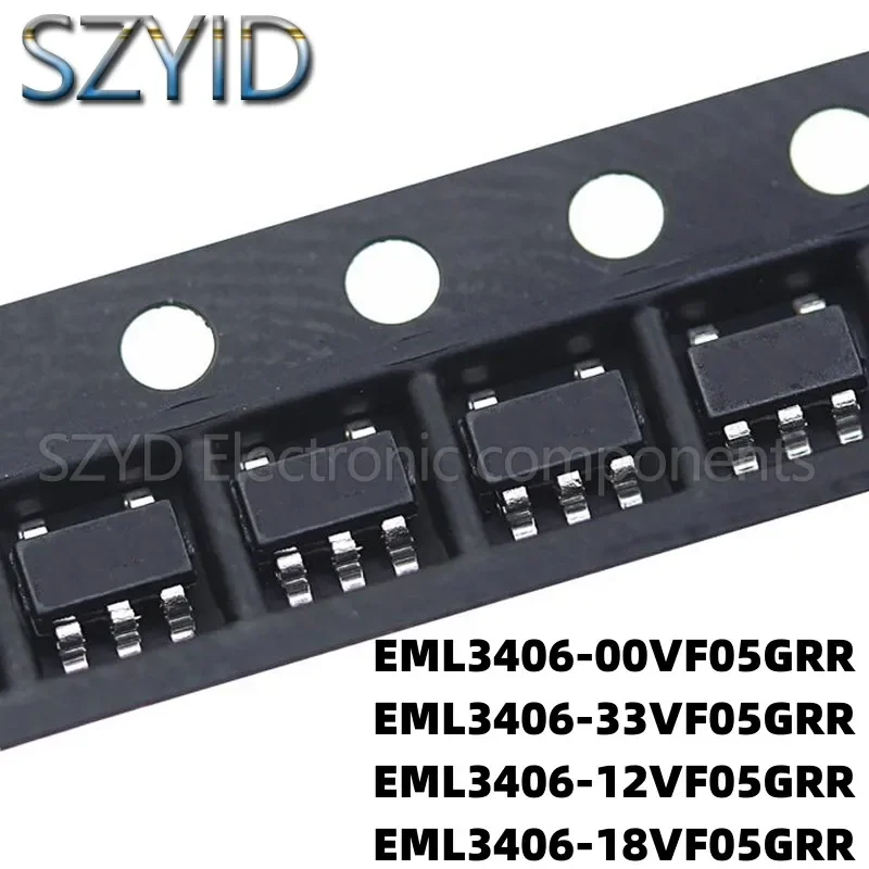 

100PCS SOT23-5 EML3406-00VF05GRR EML3406-33VF05GRR EML3406-12VF05GRR EML3406-18VF05GRR