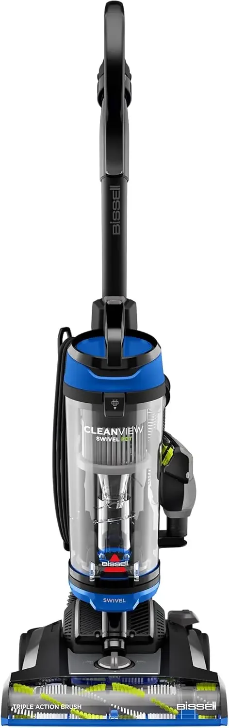 CleanView Swivel Vacuum with Triple Action Brush Roll, Swivel Steering, Extension Wand, Easy-Empty Dirt Tank, Multi-Cycl