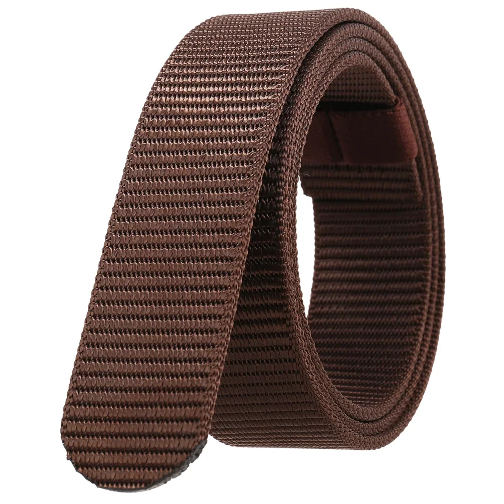 Unisex Leinwand Keine Schnalle Gürtel Hohe Qualität Outdoor Bergsteigen Multifunktionale Taktische Nylon Männer Frauen Hosen Gürtel 3,4 cm – Detail 4