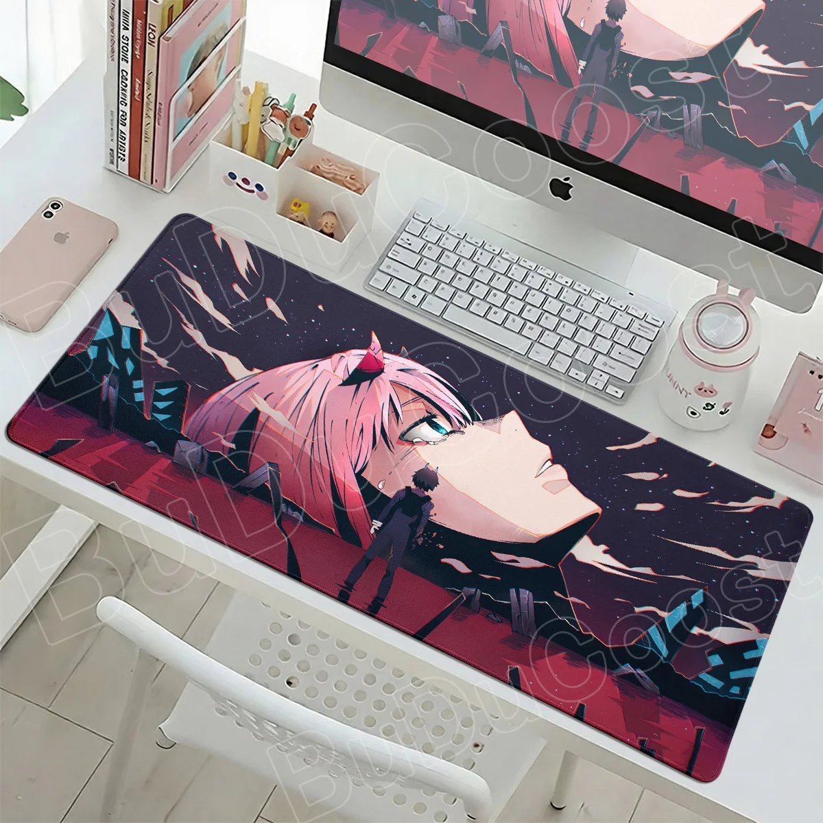 Коврик для мыши Kawaii Zero Tw – обзор и цена Desk Setup For Two Laptops