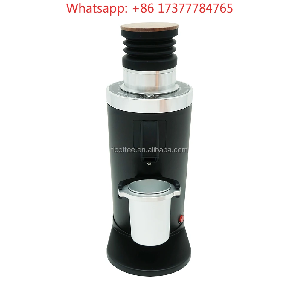 Commercial Burr Espresso Coffee Mill Grinder Small Electric Automatic Vertical Home Bean Grinding Milling Machine