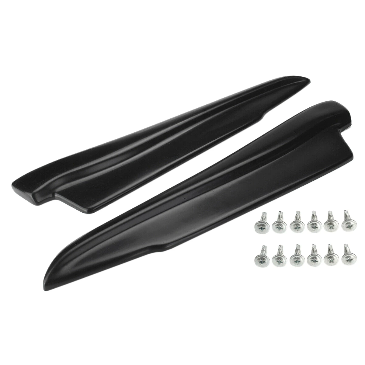 

1 пара матовых черных фартуков для заднего бампера Valance Lip for - E90 E91 E92 E93