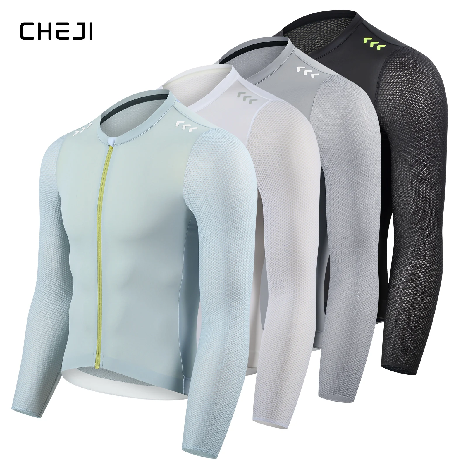 CHEJI Unisex-Radtrikot, Maillot-Fahrradshirt für Herren und Damen