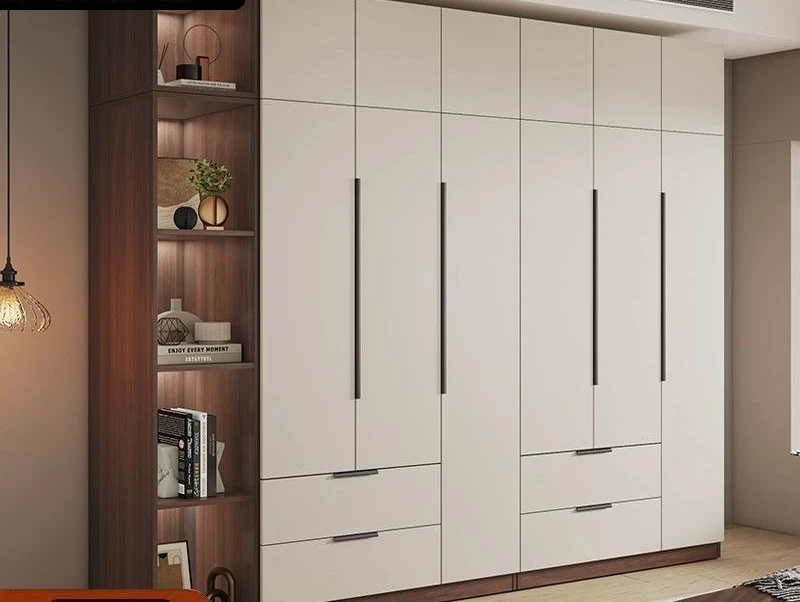 Customized wardrobe household bedroom opposite door e****mical locker rental room small apartment children's wardrobe
