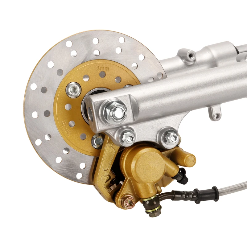 شوكة أمامية للدراجة النارية مع مجموعة فرامل مضخة فرجار الفرامل مناسبة لملحقات Honda Monkey Bike Z50 #4