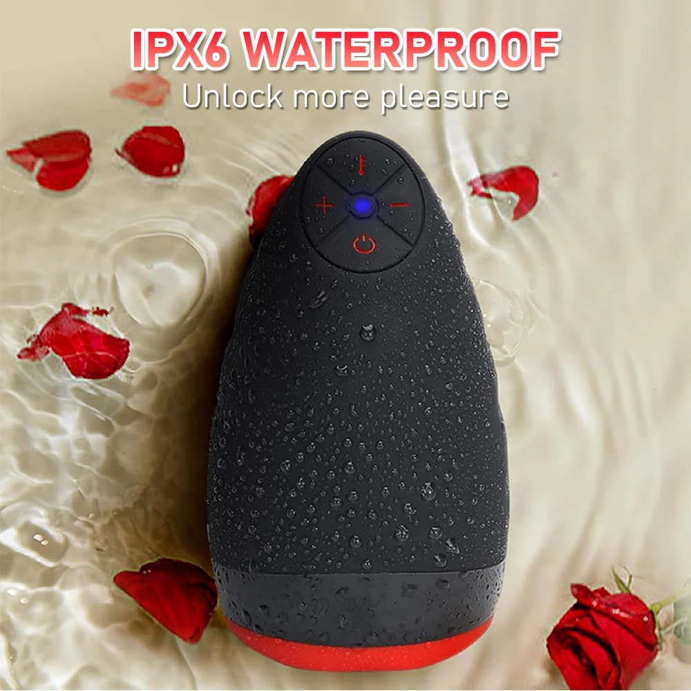Sexy Mouth Penis Pump Heated Vibrator for Men Glans Sucking Cock Enlargement Exerciser Male Masturbator Erotic Products Sex Toys - view 3