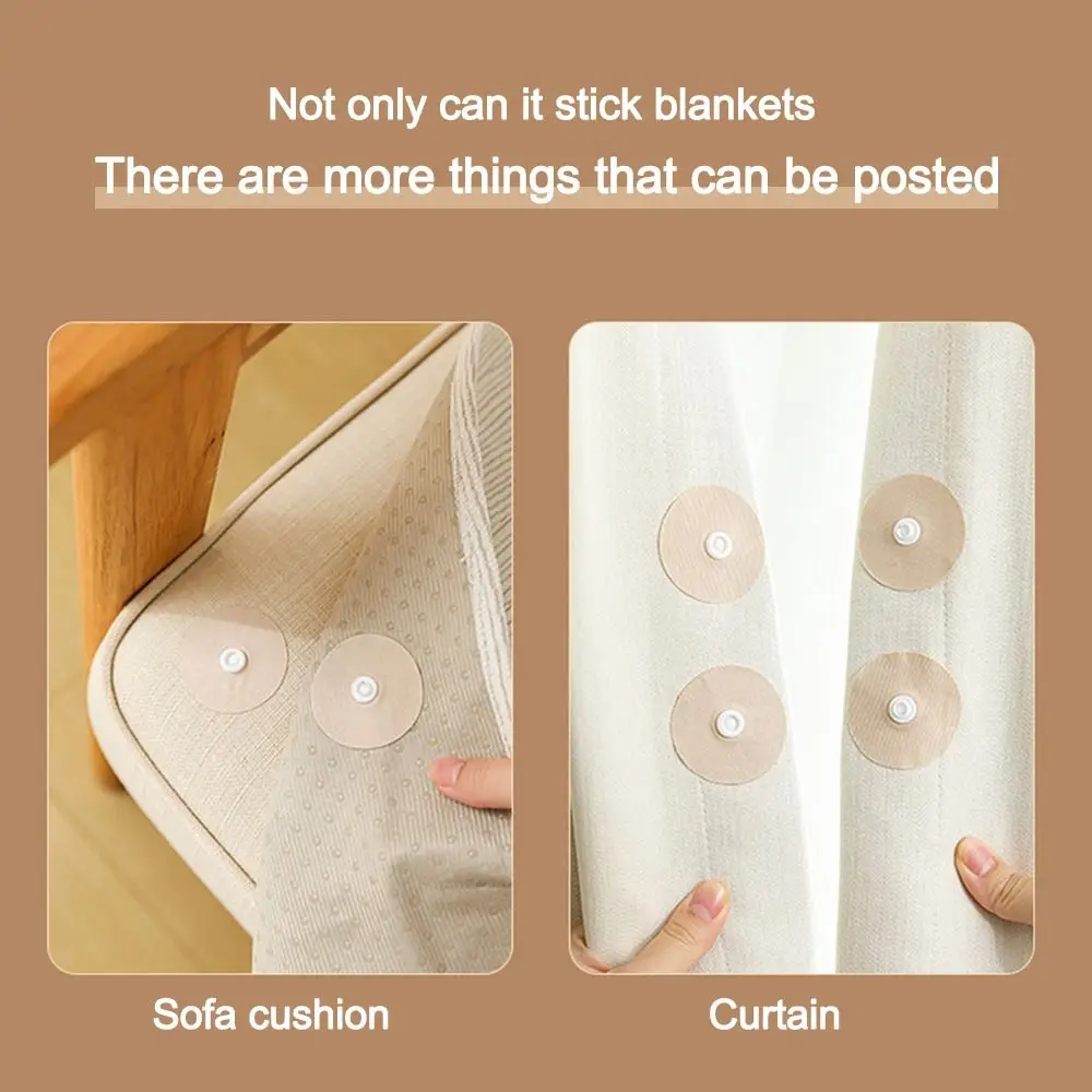 8/12Pcs Anti Slip Duvet Cover Snap Clips Multifunctional Easy to use Fastener Clothes Pegs Inside Duvet Quilt Fixing Tool