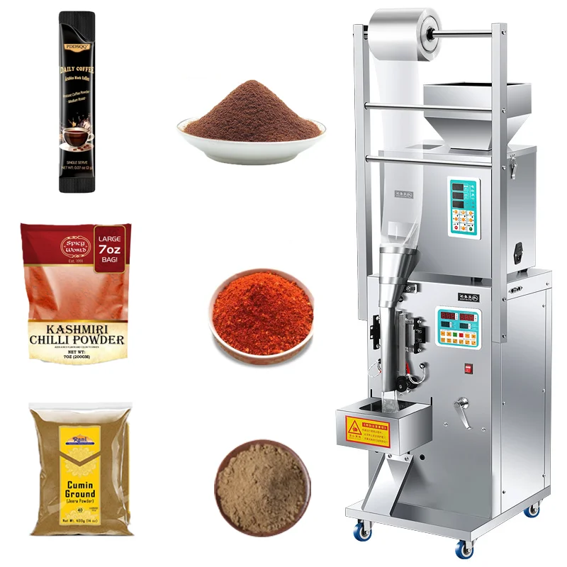 Multifunction Small Sachet Spice Nuts Grain Dry Powder Salt Weighing Filling Machine for Seasoning