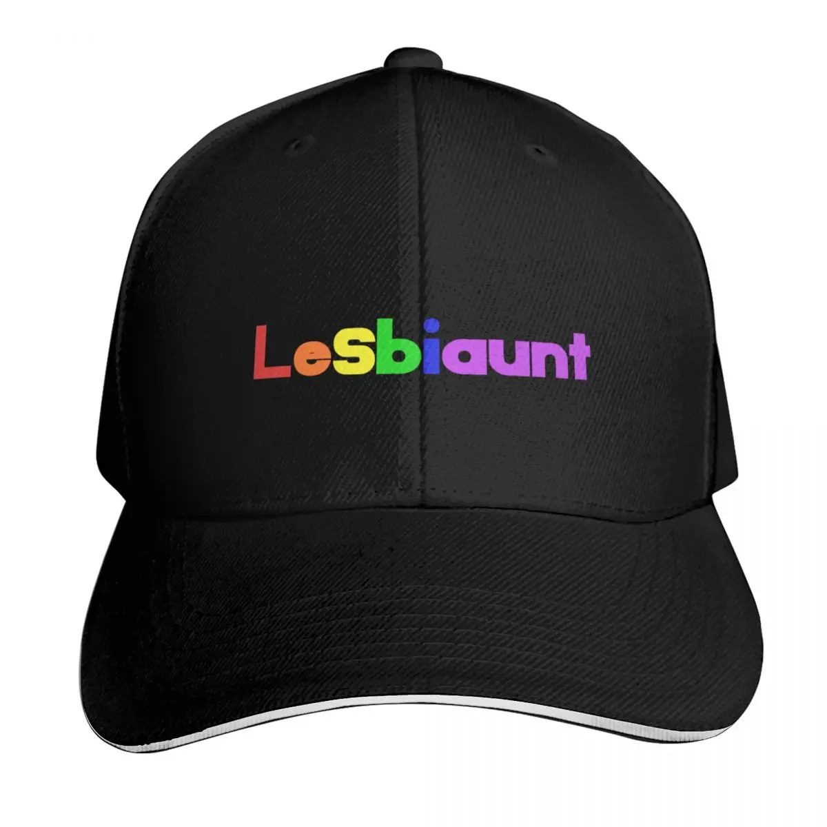 Lesbiaunt: The Lesbian Aunt Baseball Cap Vintage Retro Embroidered Lightweight Packable Gift for Him Her
