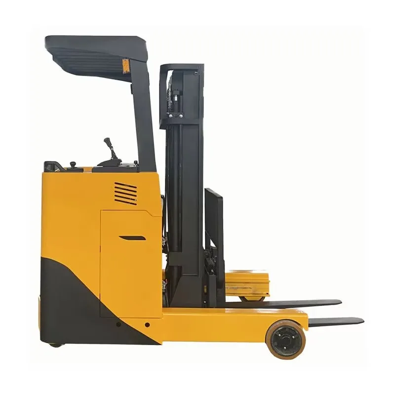 Sanstar Warehouse 48 V Electric Reach Truck Forklift 1.5-2.5 T, 1.35m Lift  for Efficient Narrow Aisle Operations.