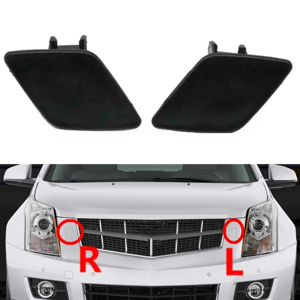 Front Bumper Headlamp Headlight Washer Nozzle Cover Cleaning Cap For Cadillac SRX 2010 2011 2012 2013 2014 2015 2016