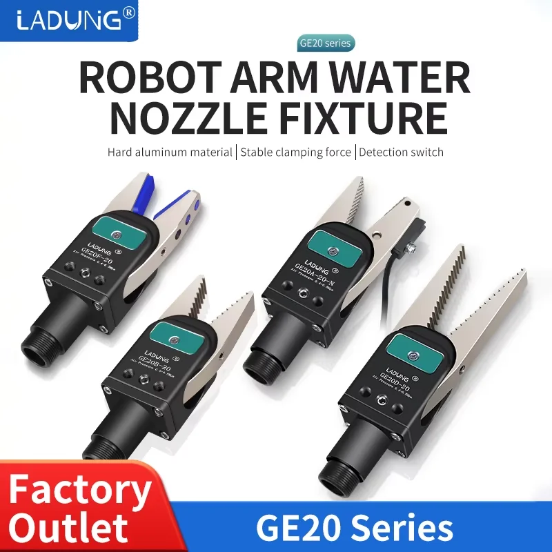 Manufacturer Sprue Gripper for EOAT Pneumatic Air Gripper Pneumatic Clamp Cylinder GE20B GE20A