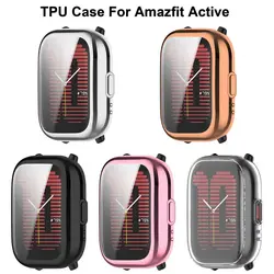 Soft TPU Case For Amazfit Active Full Cover Protective Shell Bumper Screen Protector Accessories