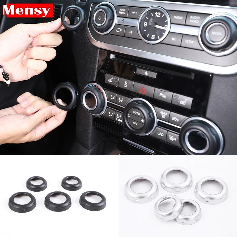 

For Land Rover Discovery 4 LR4 Range Rover Sport Air Conditioning Knob Ring Trim Car Interior Accessories