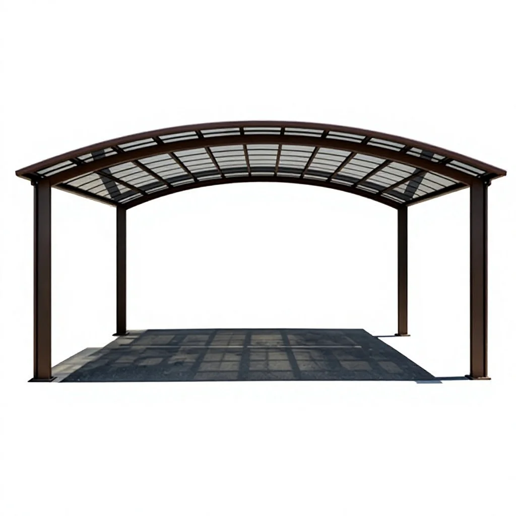 Double Carport Metal Parking Shed Outdoor Modern Luxury Garage