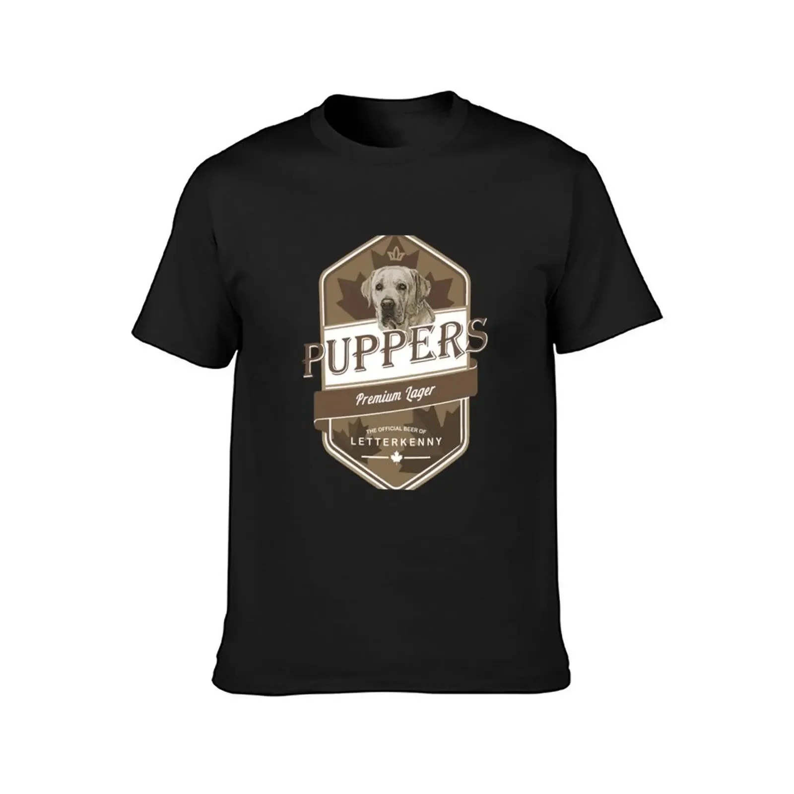 Puppers Beer T-Shirt hippie clothes aesthetic clothes sweat mens t shirt