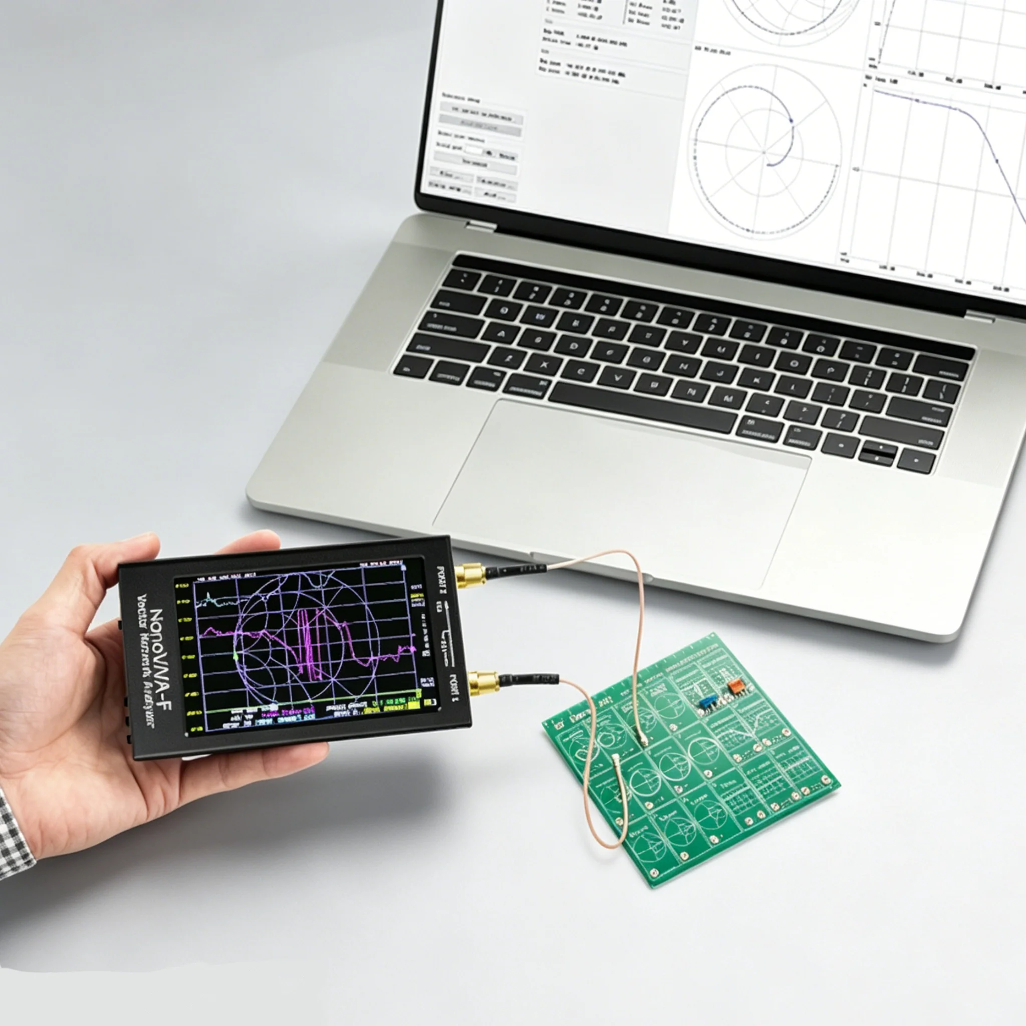 RF Demo Kit VNA Test Board 18-in-1 LPF/HPF/BPF/BSF Filter Attenuator PCB Learning Tool for NanoVNA Antenna Analyzer Smith Chart